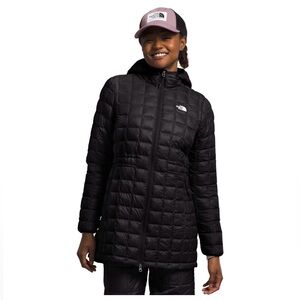 The North Face women’s thermoball eco insulated parka. Black size medium